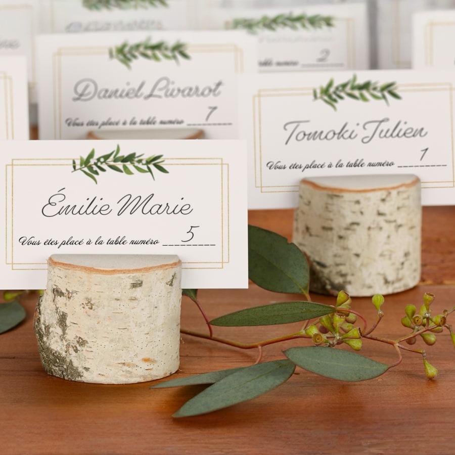 Marque-places de mariage