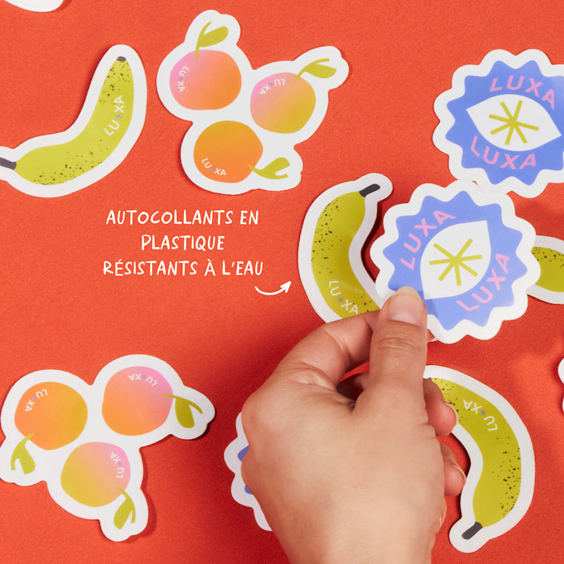 Autocollants découpés à la forme