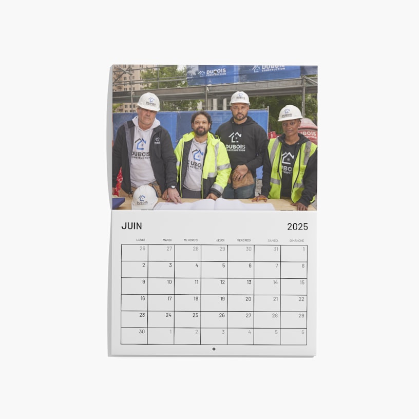 Calendriers muraux agrafés