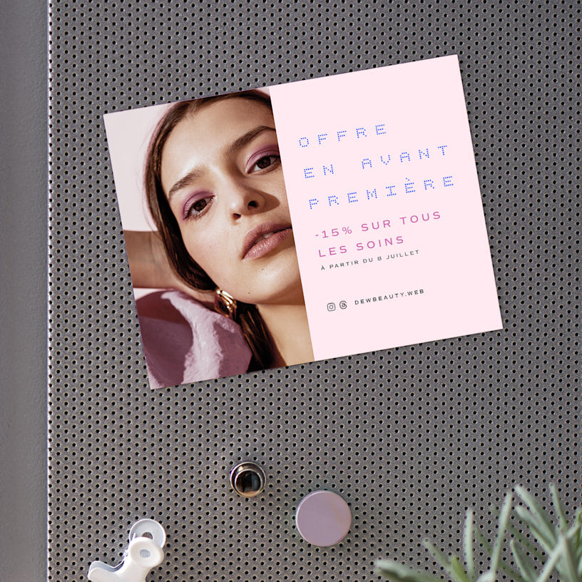 Cartes postales aimantées