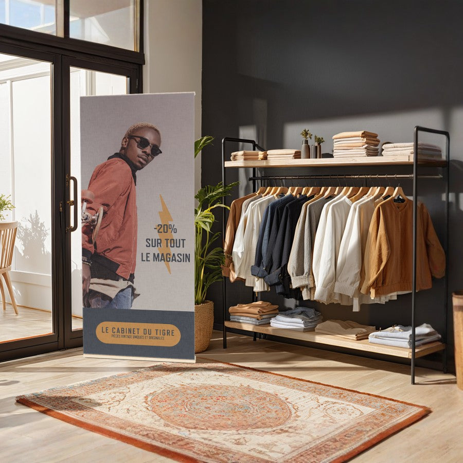 Bannières en L en bois