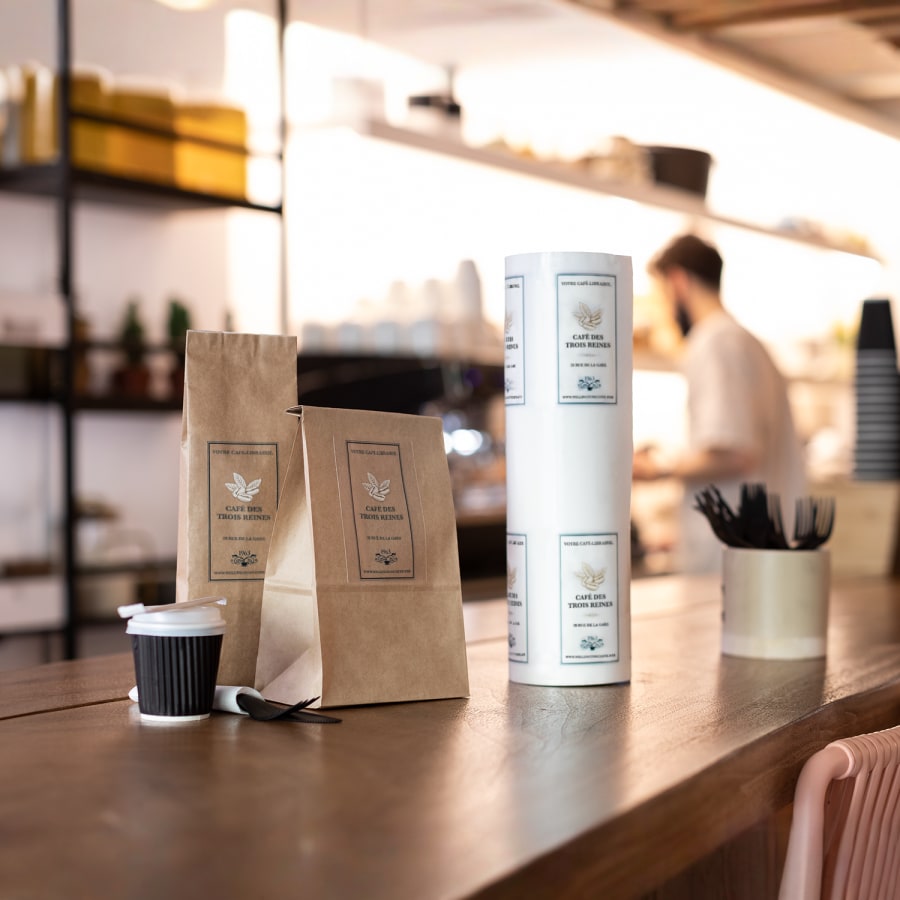 Étiquettes transparentes