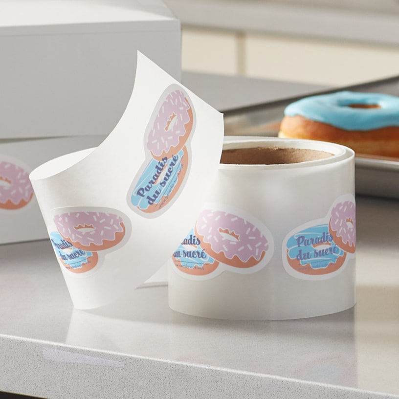 Étiquettes en rouleau