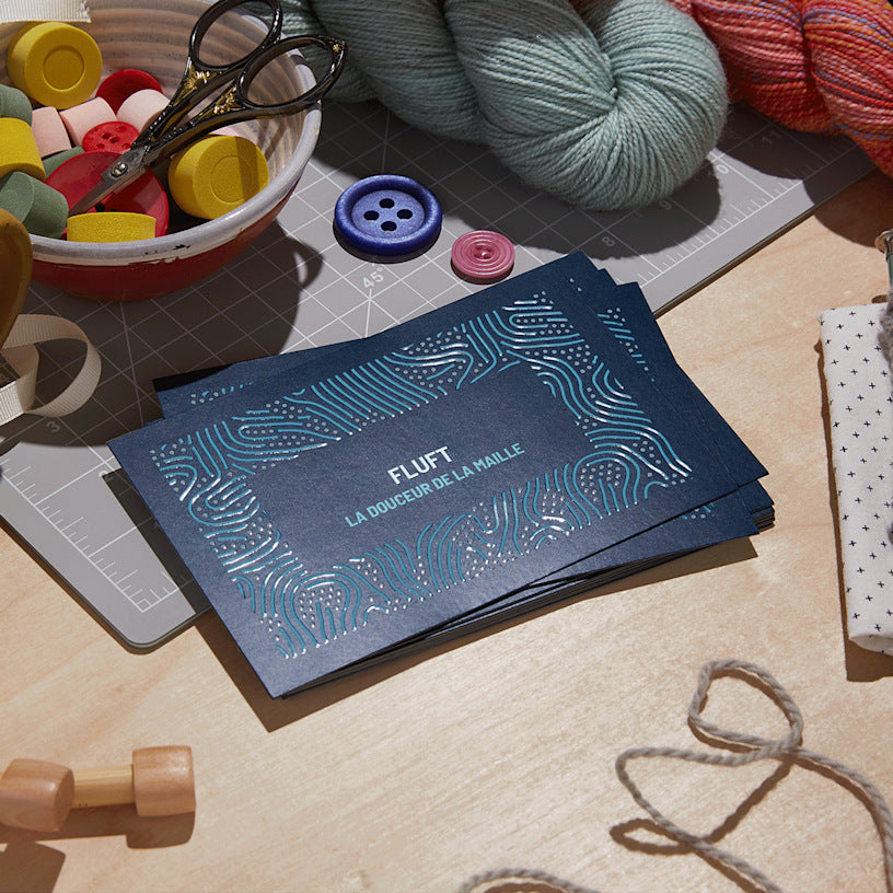 Cartes de visite vernis sélectif