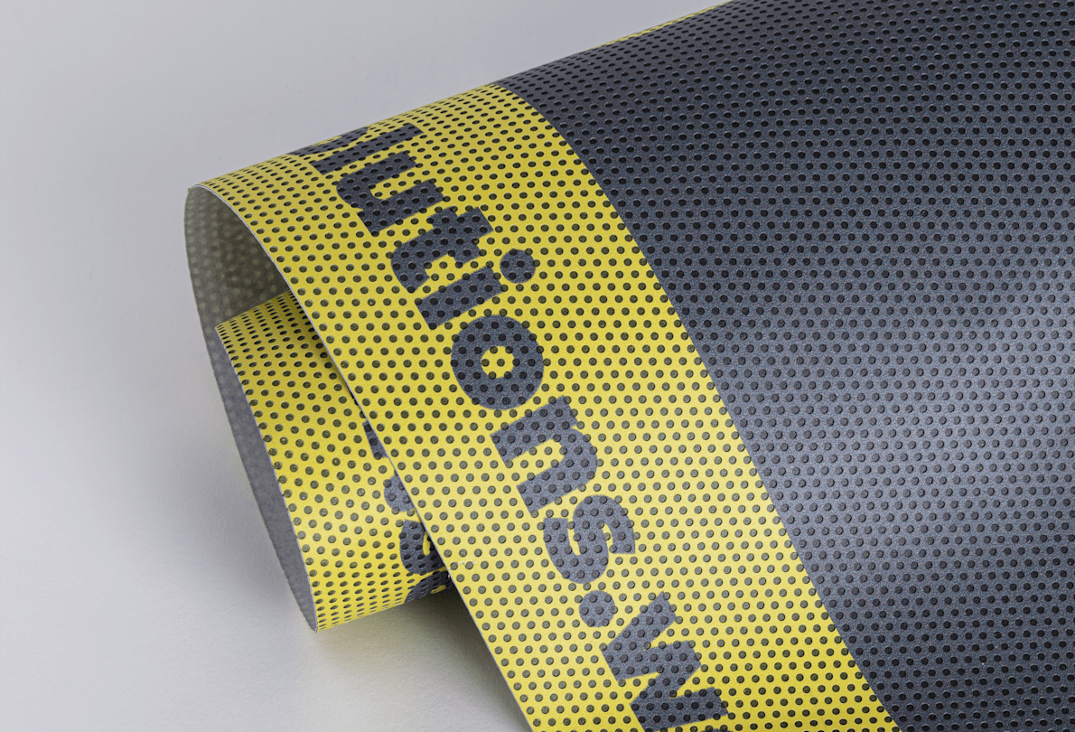 Adhésifs pour vitrine microperforés