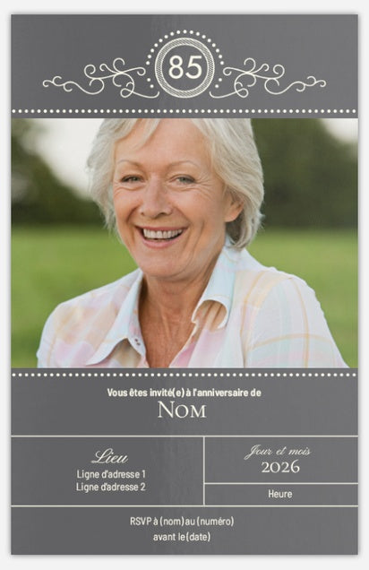 Invitations d'anniversaire adultes