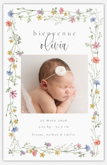 Faire-part de naissance