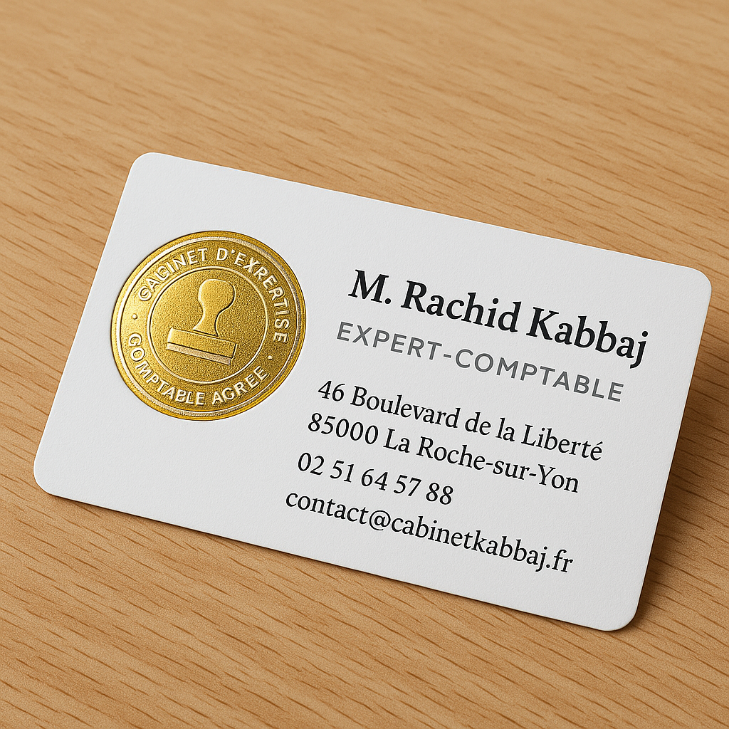 Carte de visite Comptable / Expert-Comptable