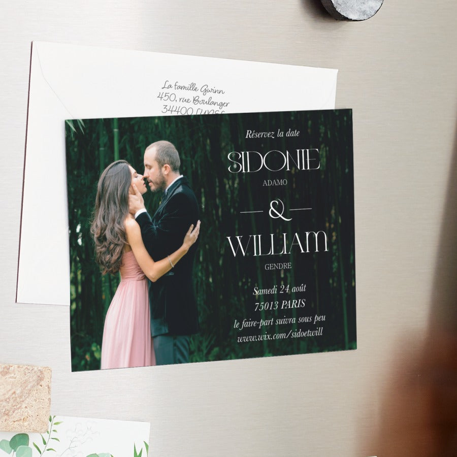 Save the date magnet