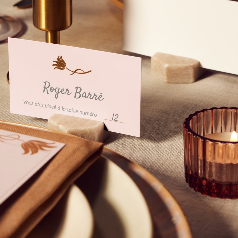 Marque-places de mariage 