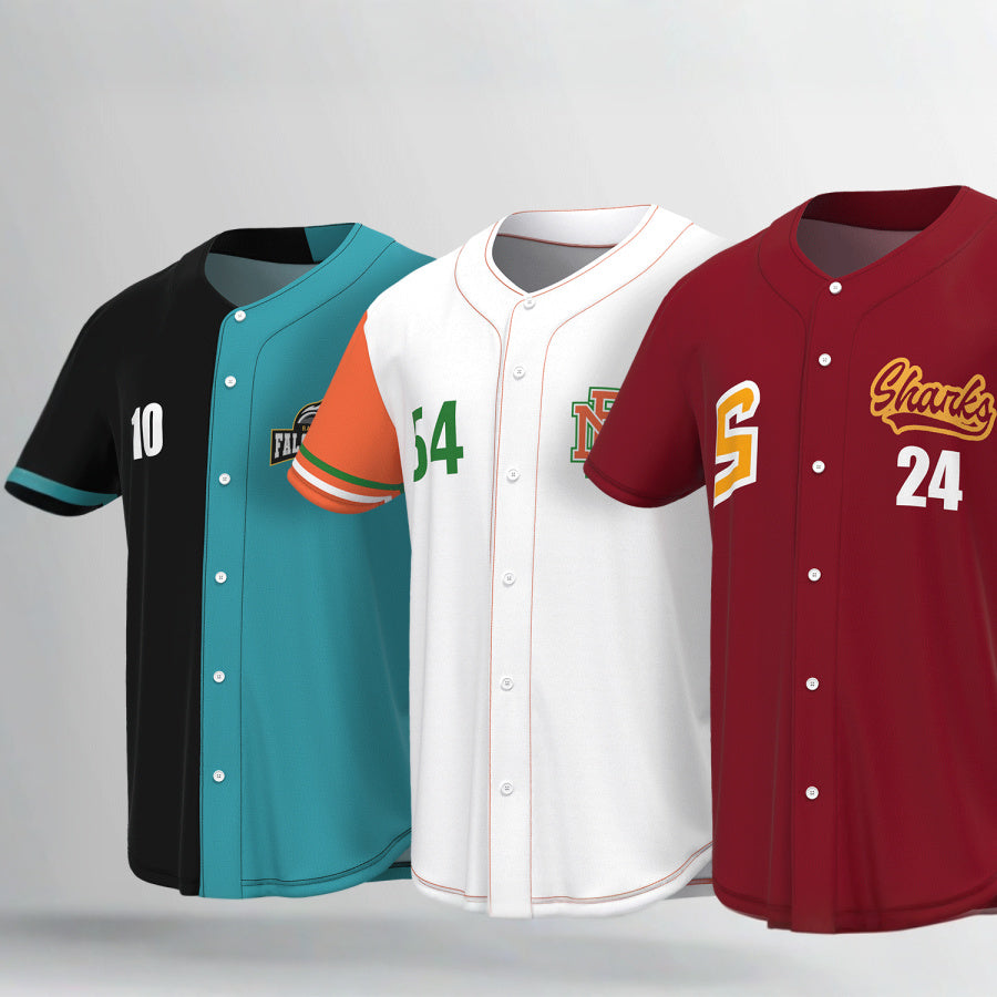 Maillots de baseball entièrement personnalisés 