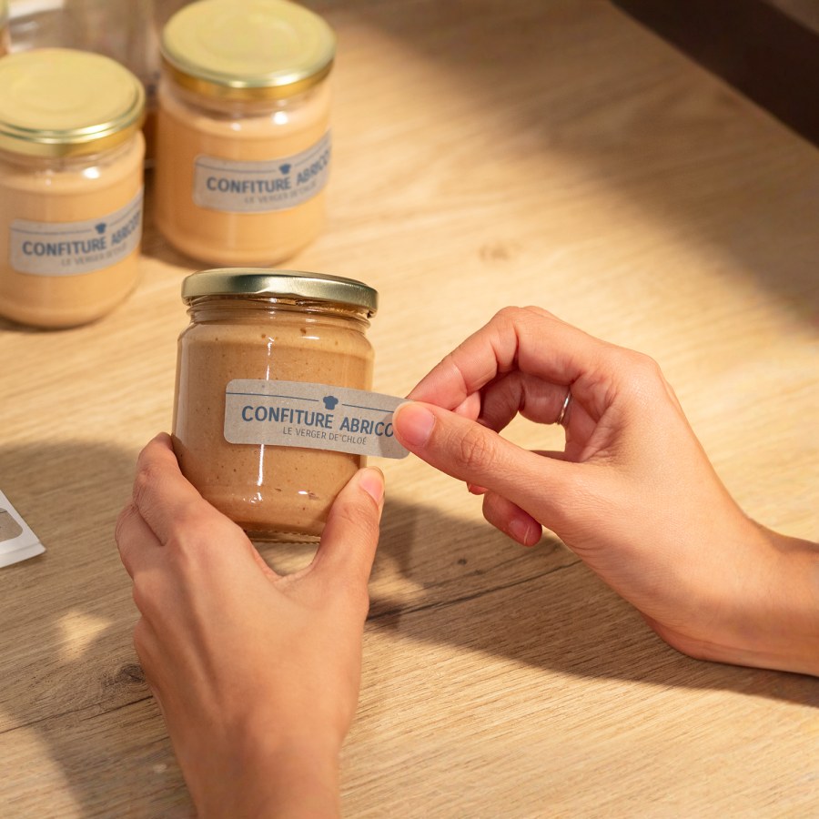 Feuilles d'étiquettes de produits 