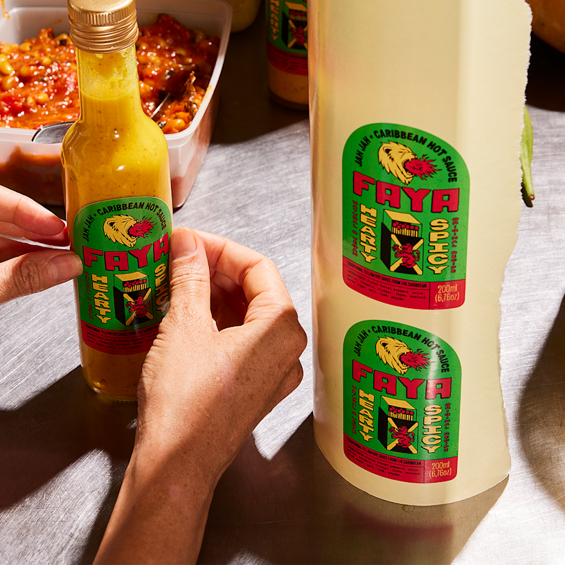 Étiquettes pour emballages alimentaires 