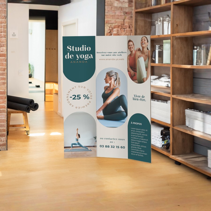 Paravents publicitaires 