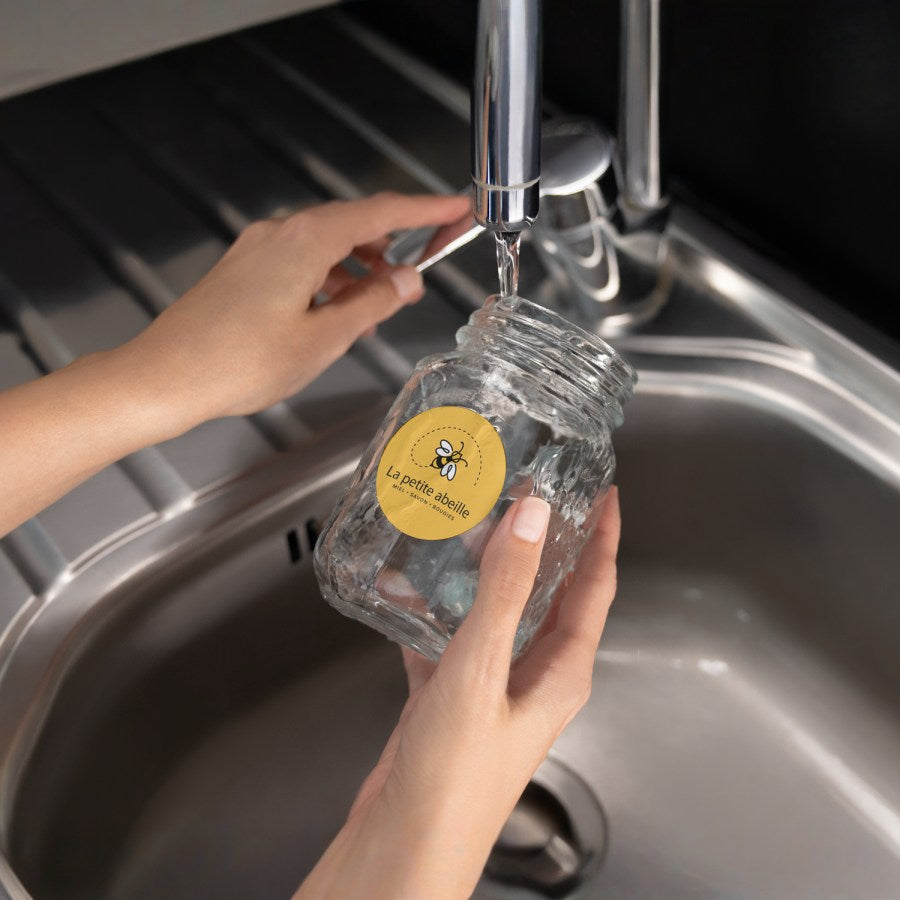 Étiquettes en rouleau imperméables 