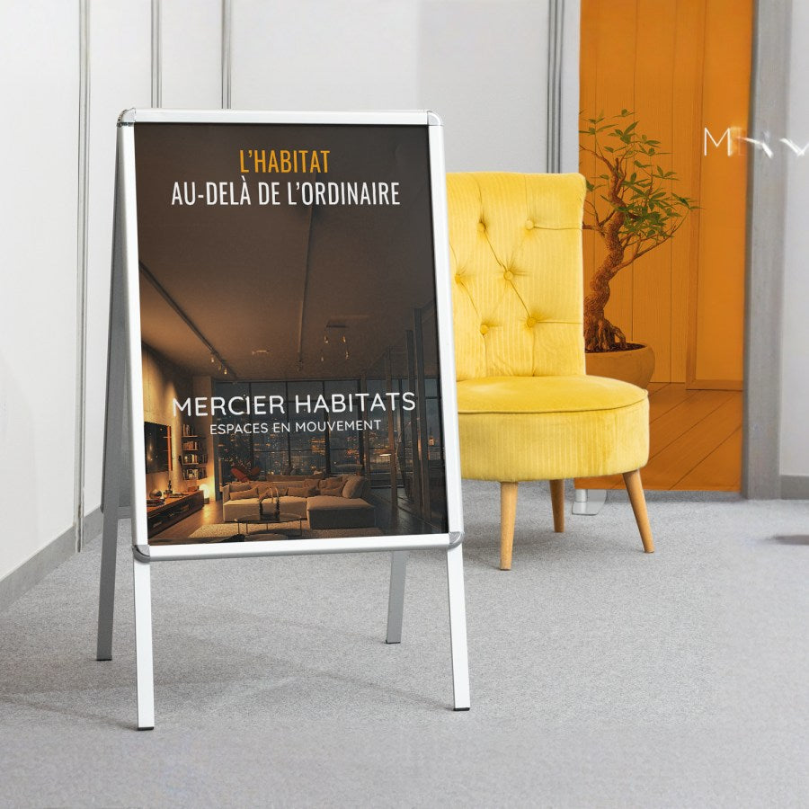 Chevalets de trottoir 