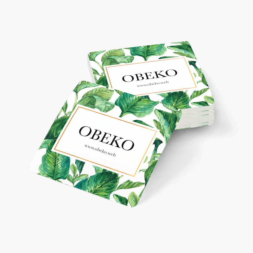 Stickers aux coins arrondis 