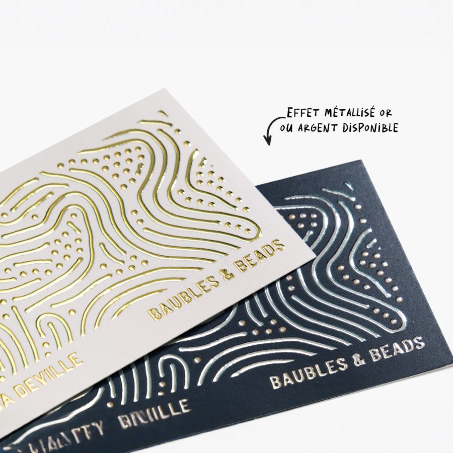 Cartes de visite standard