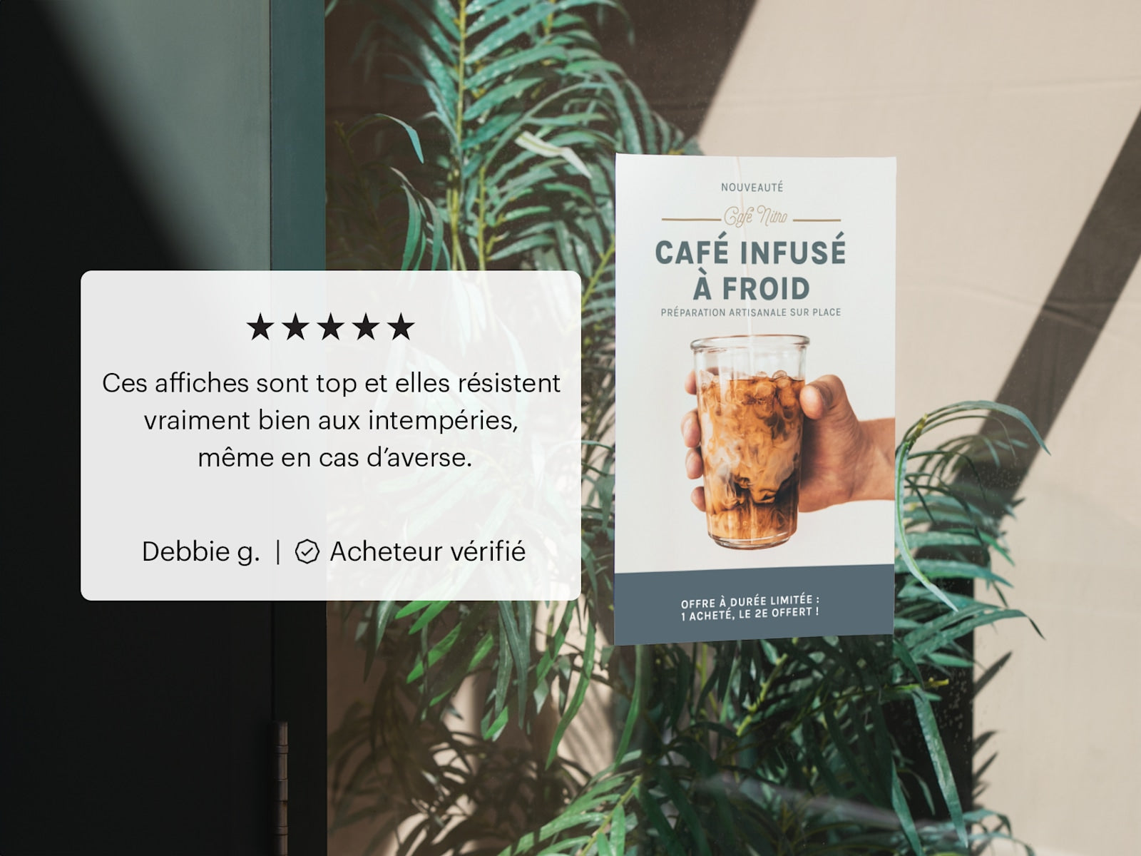 Affiches publicitaires pour extérieur 