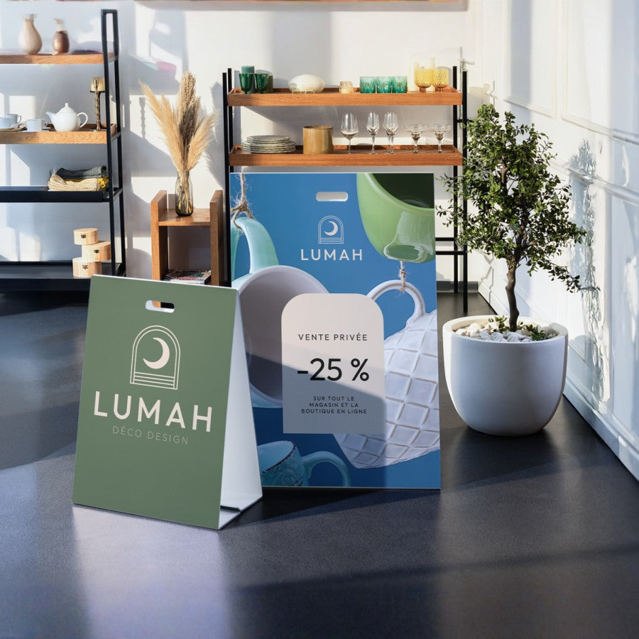 Chevalets de sol portables 