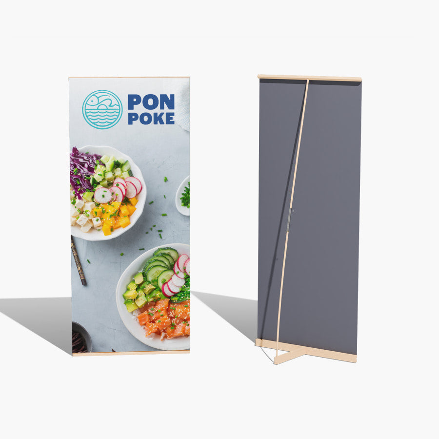 Bannières en L en bois 