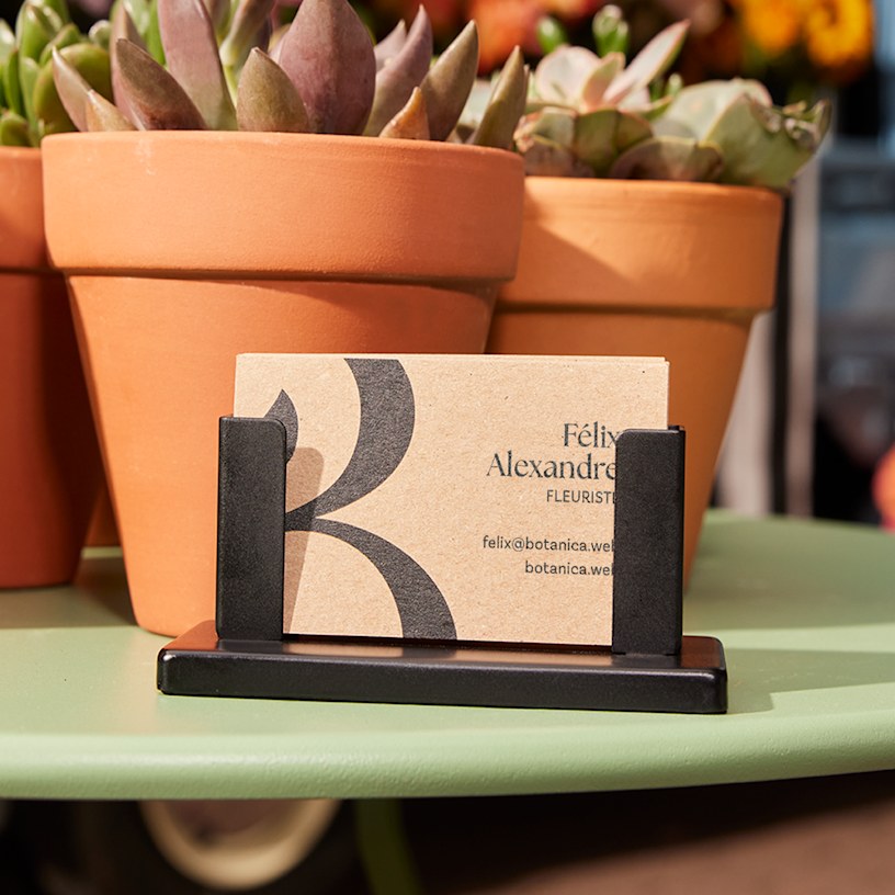 Cartes de visite kraft