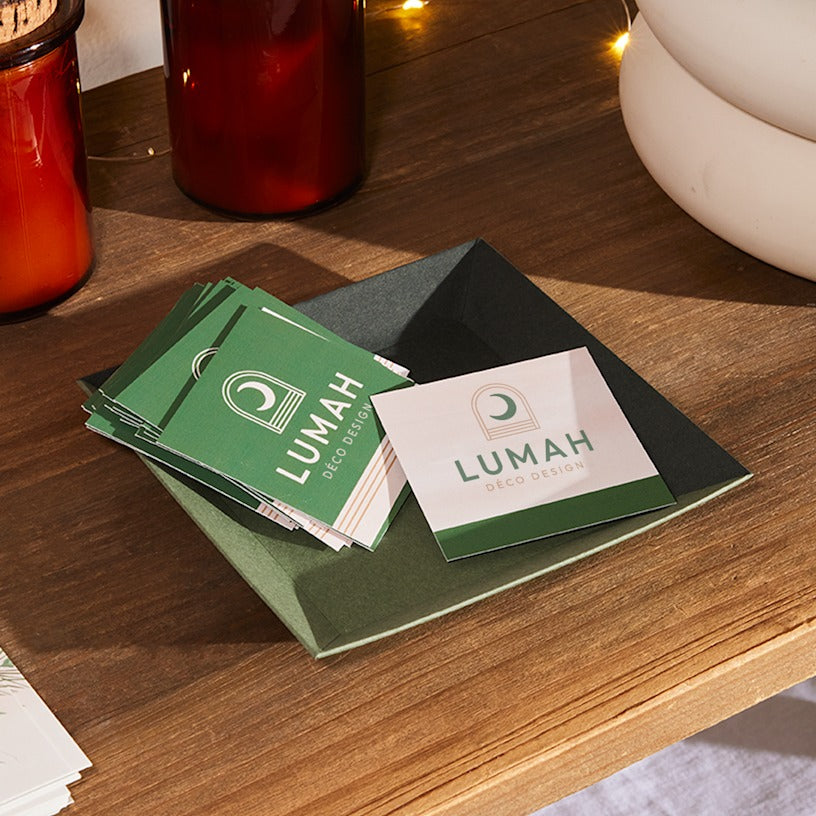 Cartes de visite mates