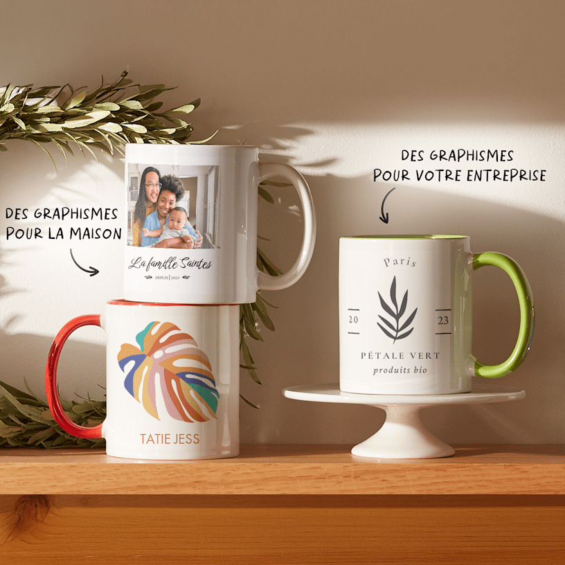 Mugs personnalisés 