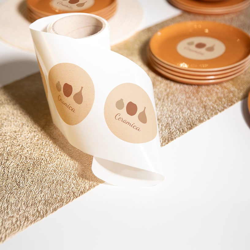 Étiquettes en papier 