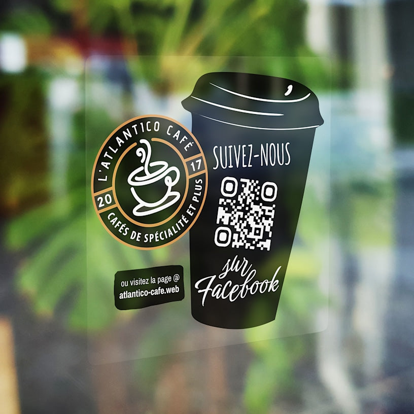 Adhésifs pour vitrine 