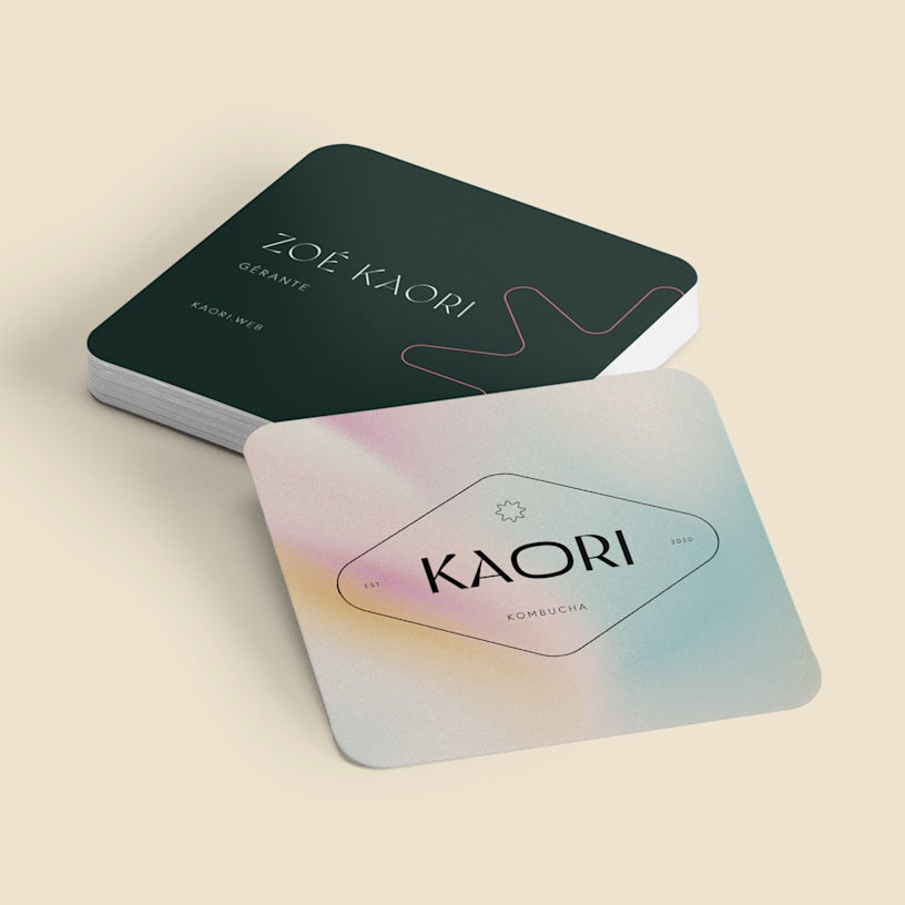 Cartes de visite carrées