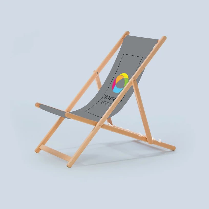 Chaise de plage en bois 