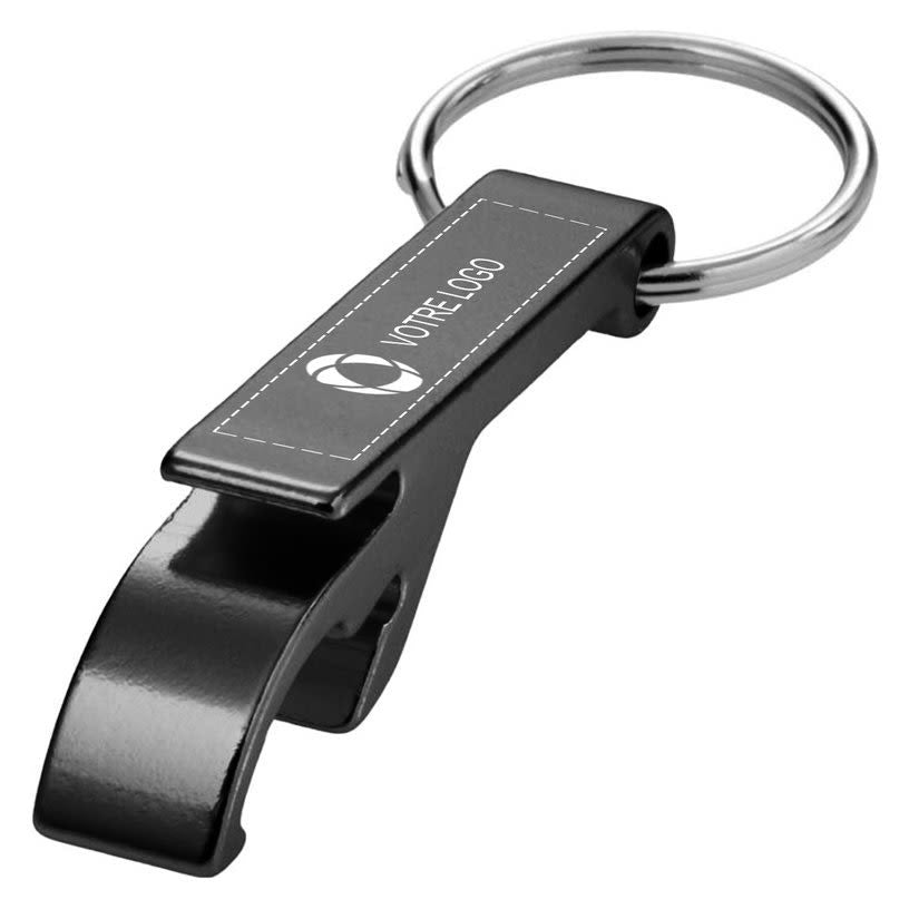 Porte-clés ouvre-boîte/ouvre-bouteille 