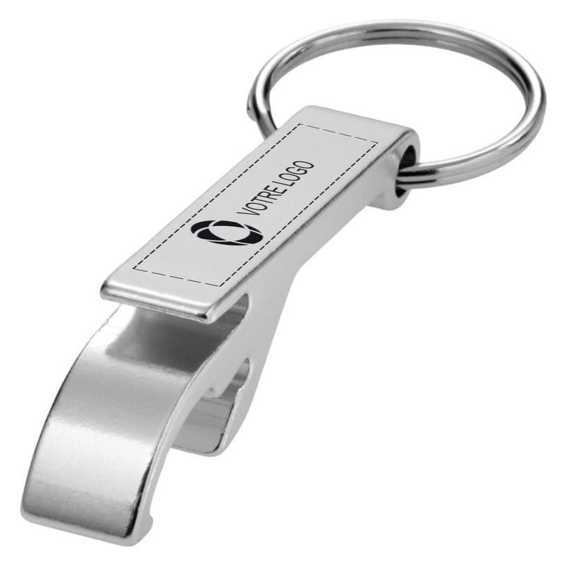 Porte-clés ouvre-boîte/ouvre-bouteille 
