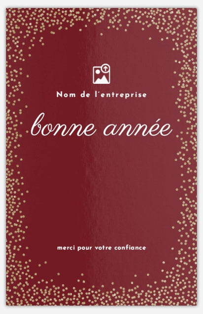 Cartes de vœux personnalisées 