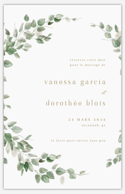 Cartes « Réservez la date » 