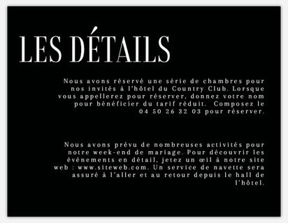 Cartons d'accompagnement de mariage 