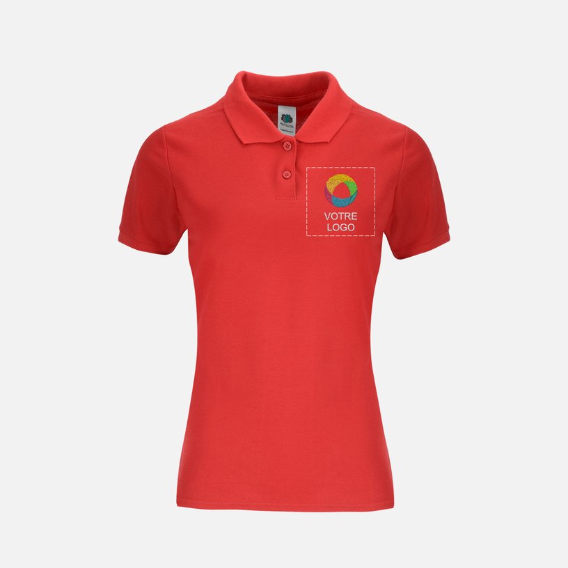 Polo pour femme Fruit of the Loom® 