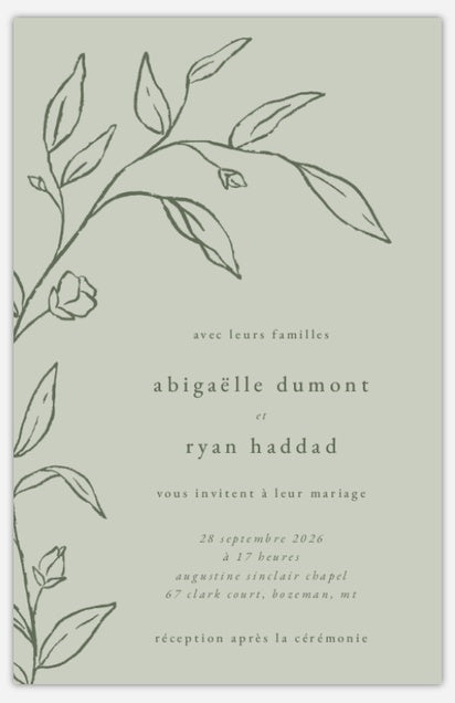 Faire-part de mariage 